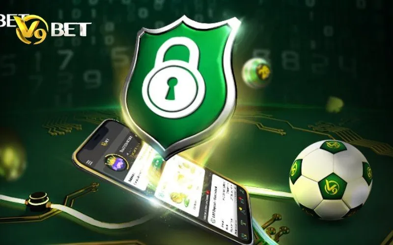 Hình minh họa bảo mật khi đăng nhập V9BET