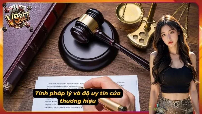 Hình minh họa phần FAQ V9BET về giấy phép và bảo mật